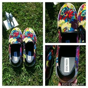 Steve Madden Floral Slip On Ecentrcv Sneakers